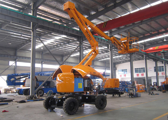 China 16 Meter 2WD artikulierte hydraulischen Boom-Aufzug mit 230kgs Rückholplattform der Kapazitäts-180 fournisseur