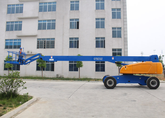 China Ununterbrochene Luftarbeit-Plattform der Drehscheiben-360°, gegliederter Boom-Anhänger angebrachter Kirschpflücker fournisseur
