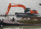 Turbocharged ISUZU-Maschinen-amphibische Bagger-Miete für Sumpf/weich Bereiche fournisseur