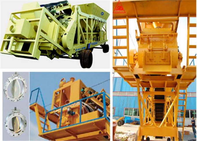 Vier Trichter-Mischer-Maschine 35 M3/mobile konkrete Mischanlage H