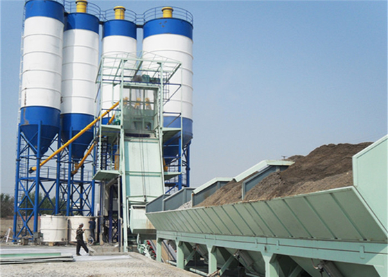 China 100 CBM pro Stunden-Mischer-Maschine 100 Tonnen Zement-Silo- fournisseur