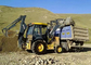 Fahrbarer hydraulischer Löffelbagger für kompakten Traktor 7400 Kilogramm Betriebsgewichts- fournisseur